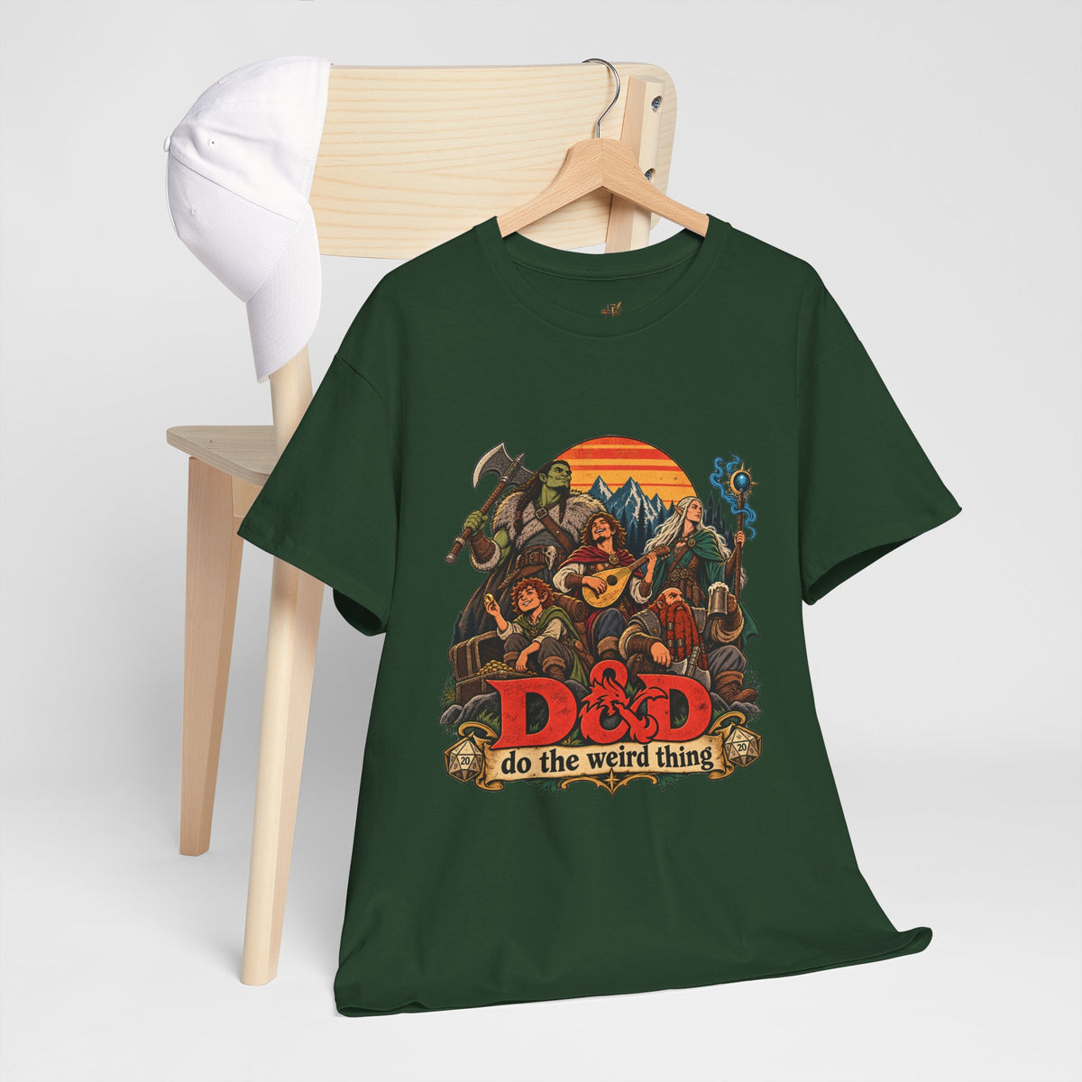 Do the Weird Thing T-Shirt – Funny Tabletop RPG Gamer Tee | Fantasy Roleplaying Shirt
