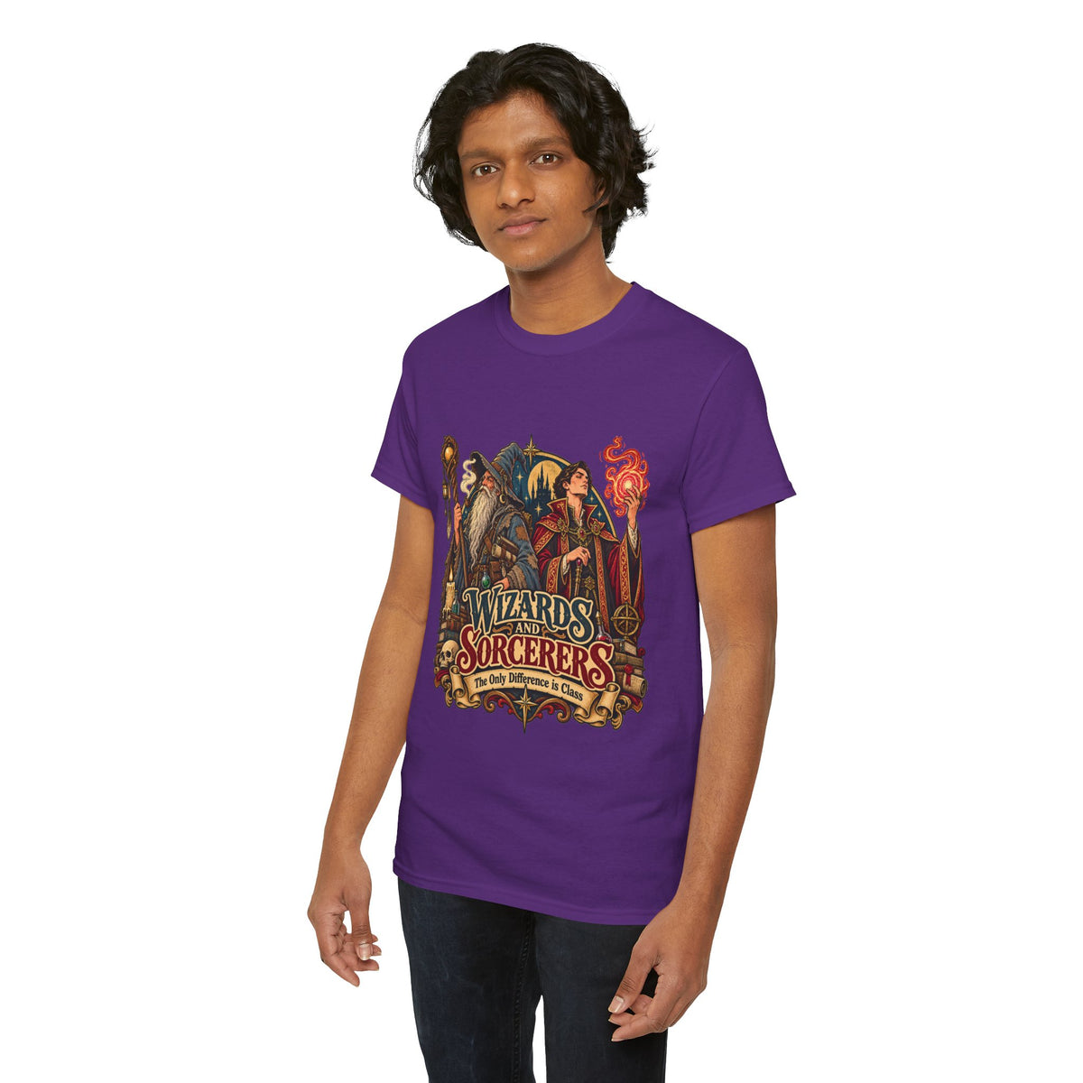 Wizards & Sorcerers RPG T-Shirt | The Only Difference Is Class