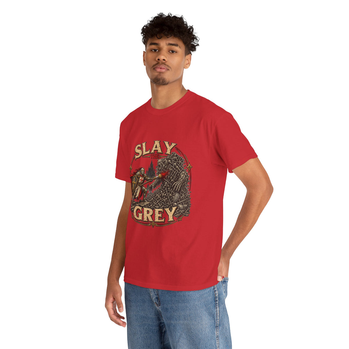 Slay the Grey Miniature Painting T-Shirt | Fantasy Hobbyist Tee