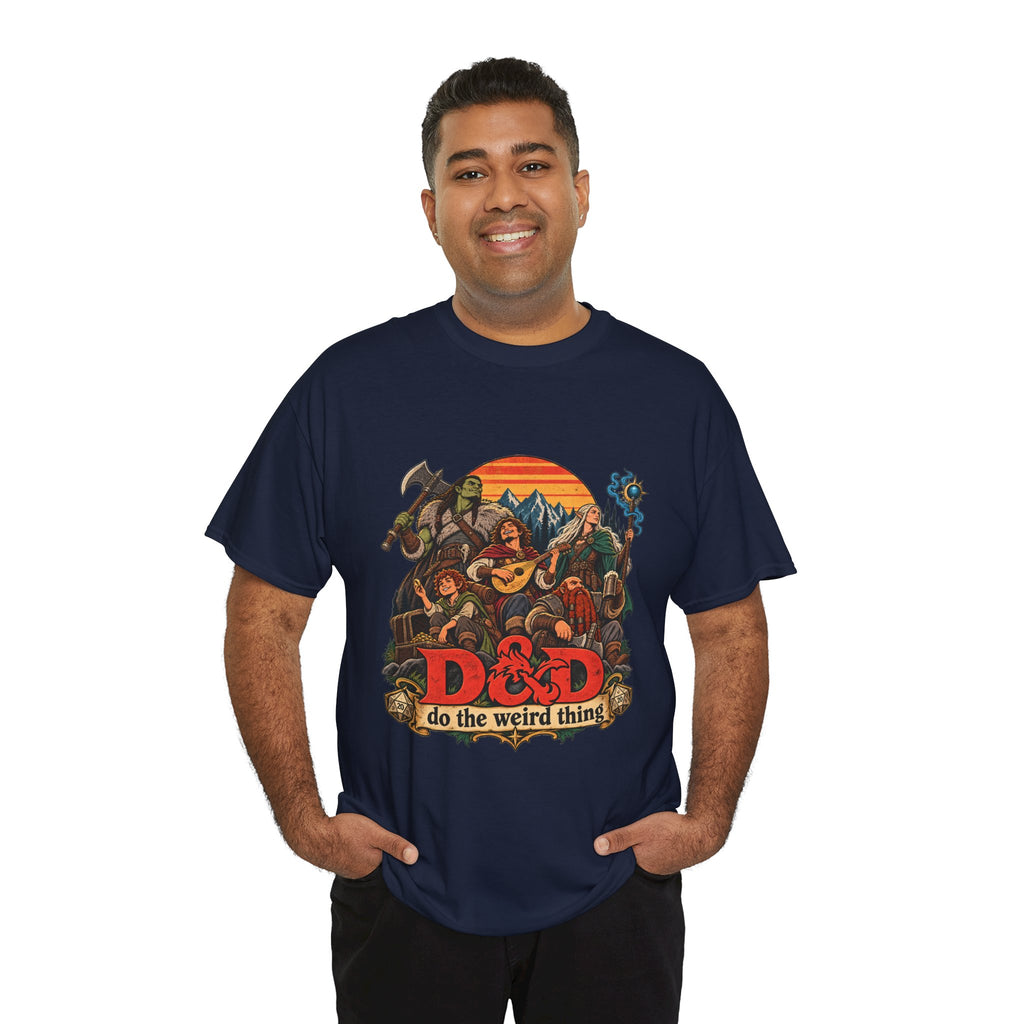 Do the Weird Thing T-Shirt – Funny Tabletop RPG Gamer Tee | Fantasy Roleplaying Shirt