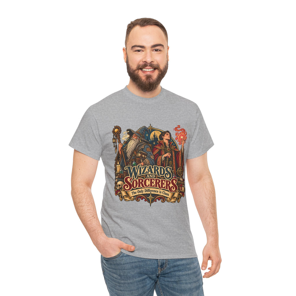 Wizards & Sorcerers RPG T-Shirt | The Only Difference Is Class