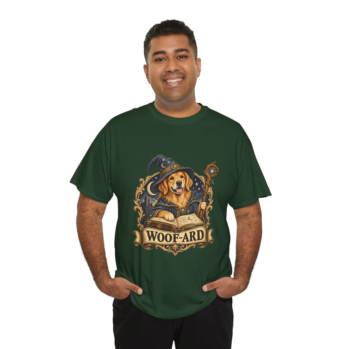 Woof-ard Dog Wizard Shirt – Funny Fantasy Tabletop RPG Tee