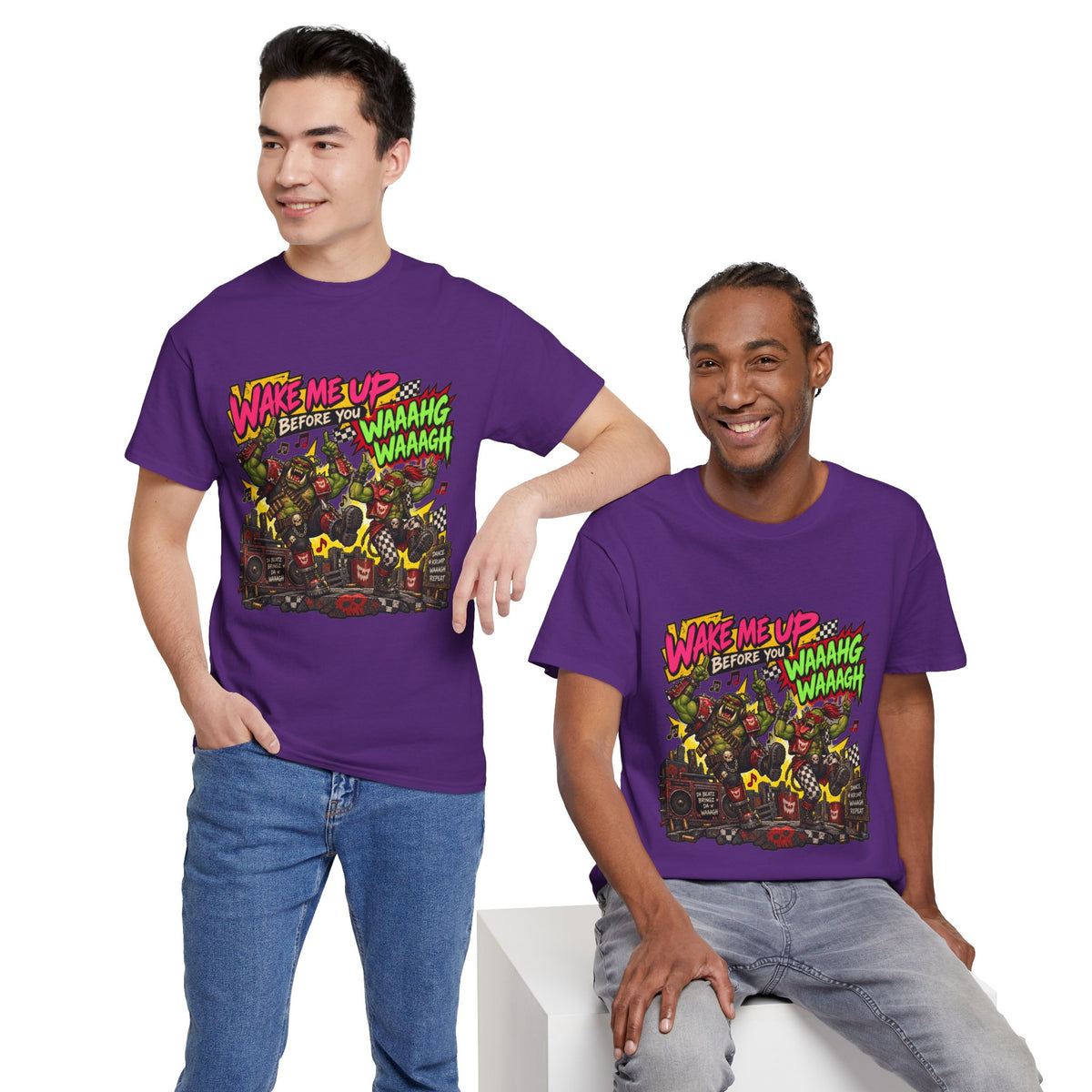 Wake Me Up Before You Waaagh! Shirt – Ork Humor & Tabletop Gaming Tee