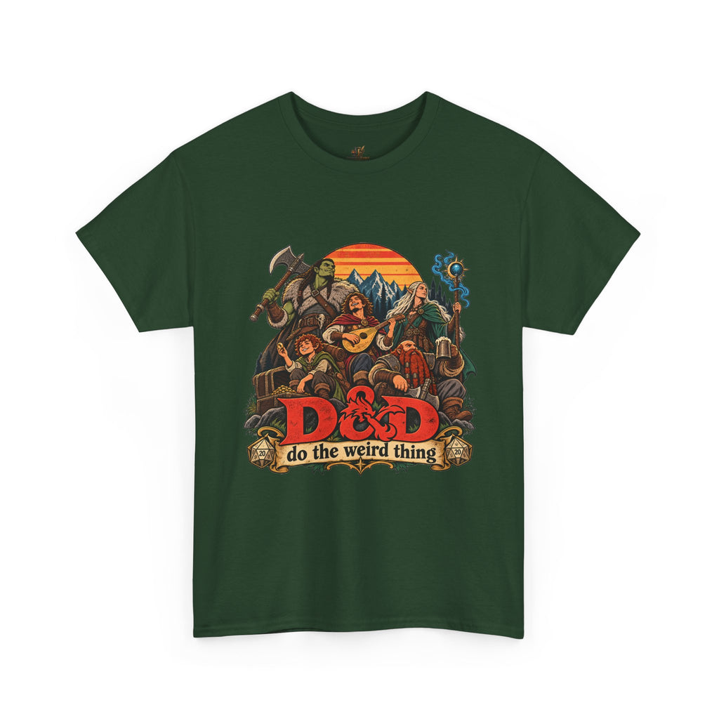 Do the Weird Thing T-Shirt – Funny Tabletop RPG Gamer Tee | Fantasy Roleplaying Shirt