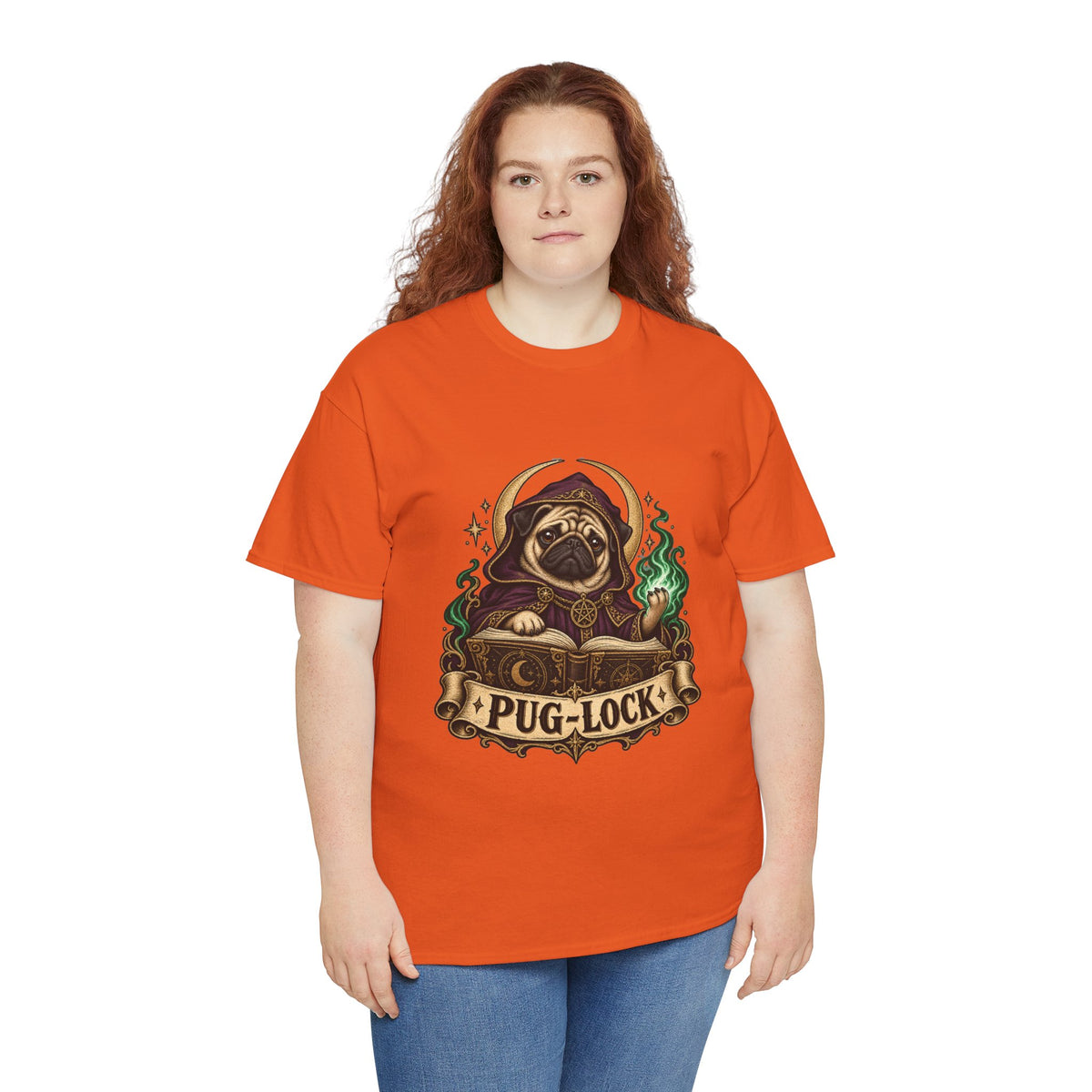 Pug-lock Dog Shirt – Warlock Fantasy RPG Tee