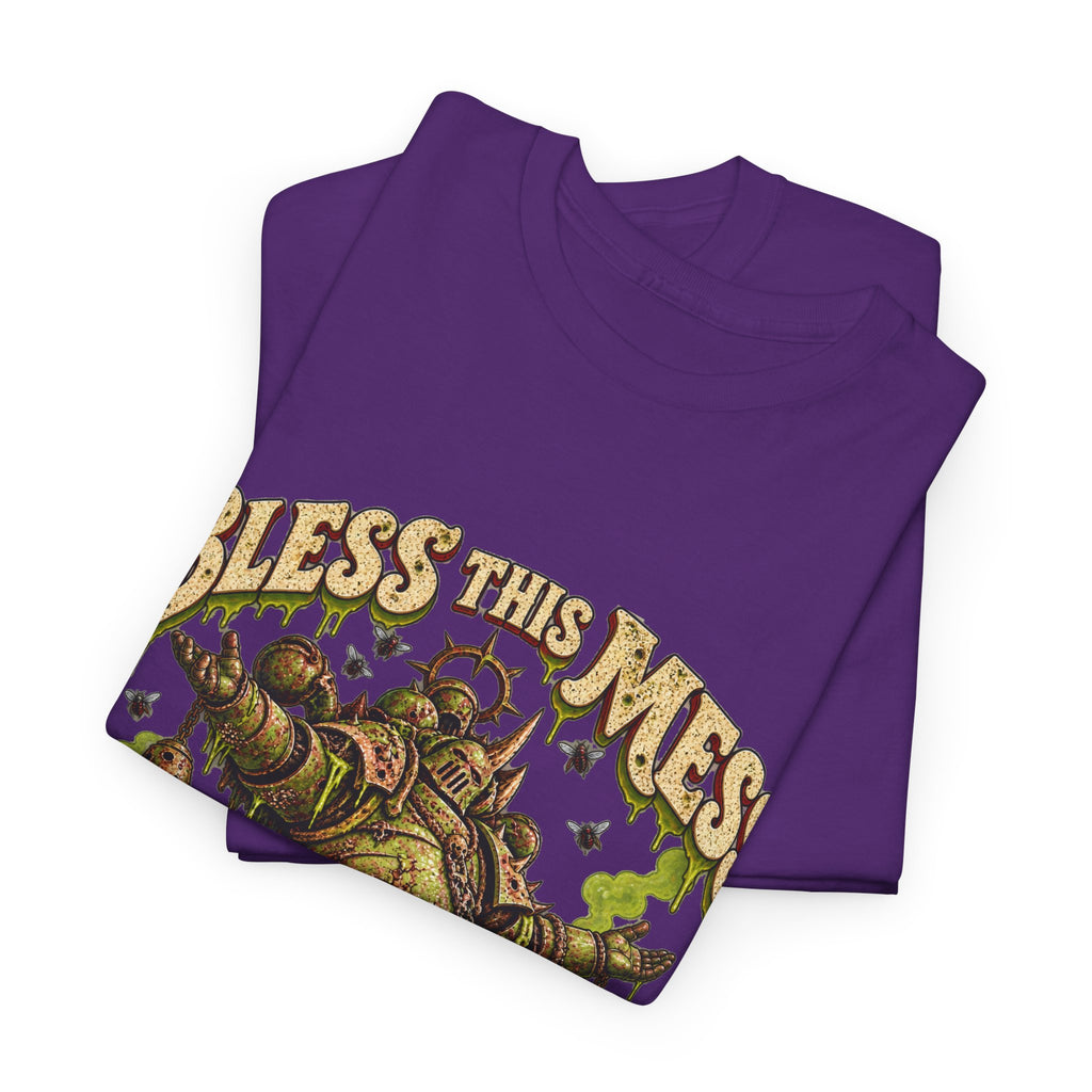 Bless This Mess Grimdark Warrior T-Shirt | Funny Fantasy Wargaming Tee