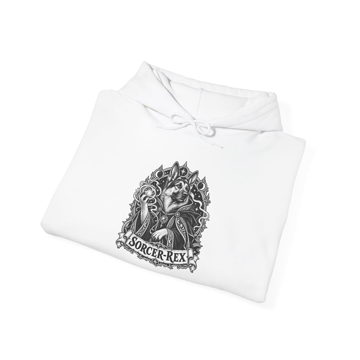 Sorcer-Rex Dog Hoodie – Sorcerer Fantasy RPG Pullover