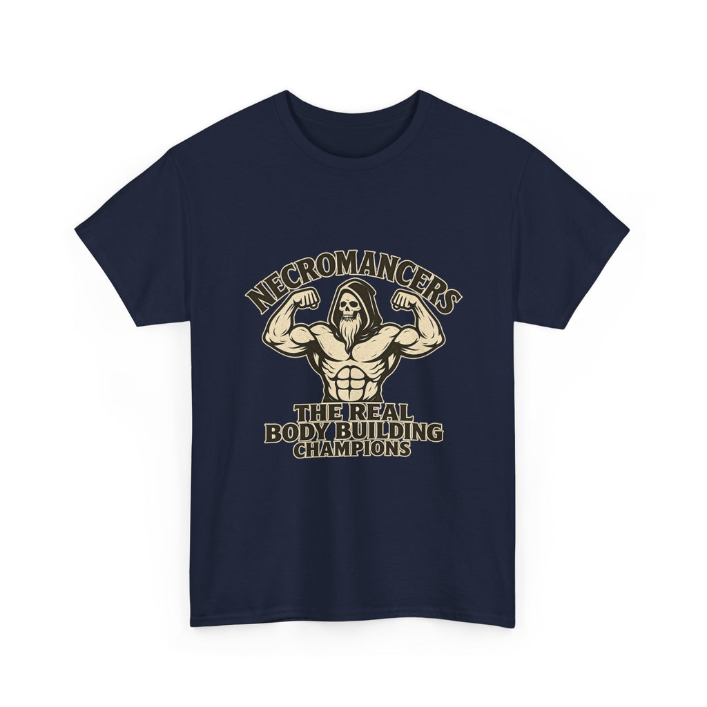Necromancers: The Real Bodybuilding Champions T-Shirt | Funny RPG Tee