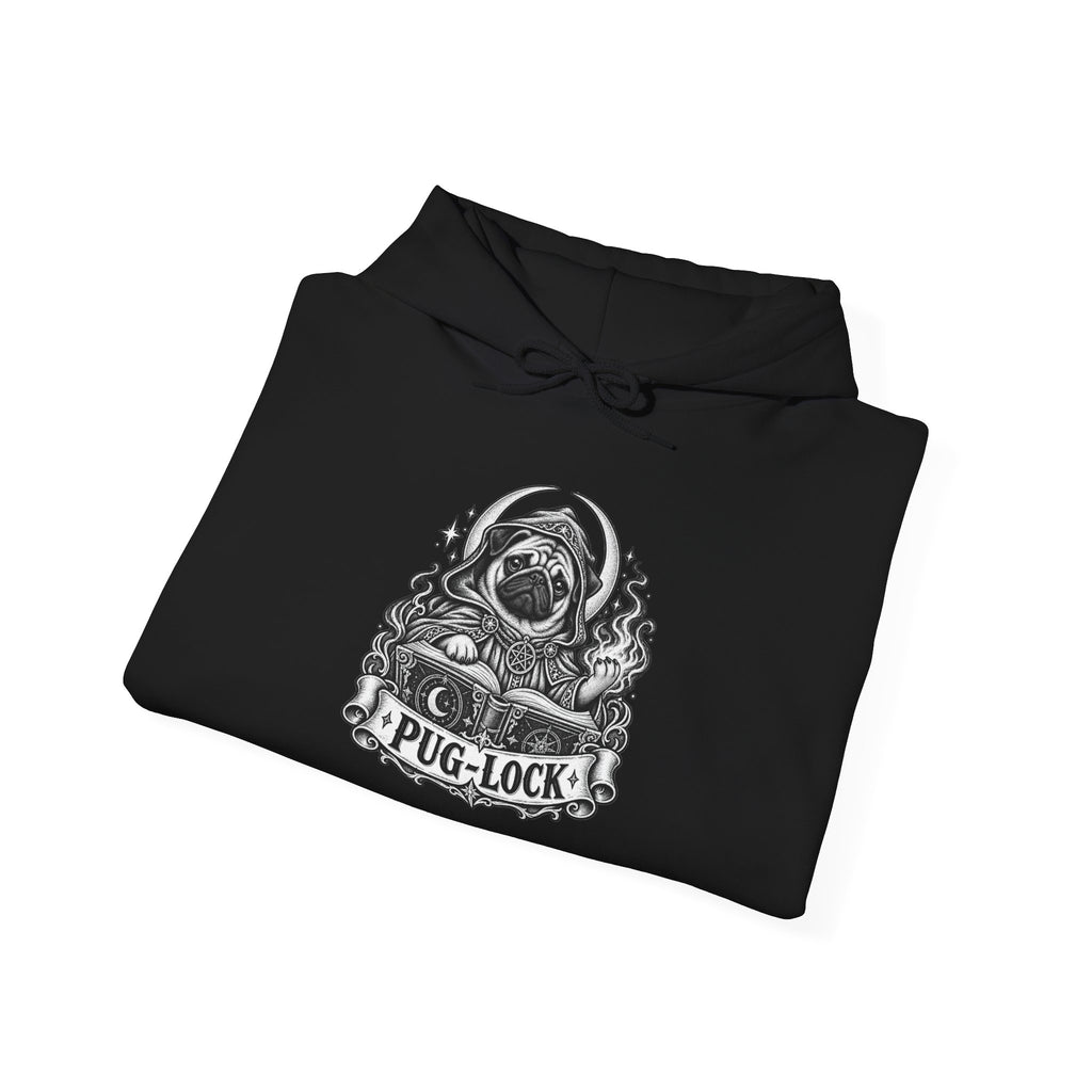 Pug-lock Dog Hoodie – Warlock Fantasy RPG Pullover