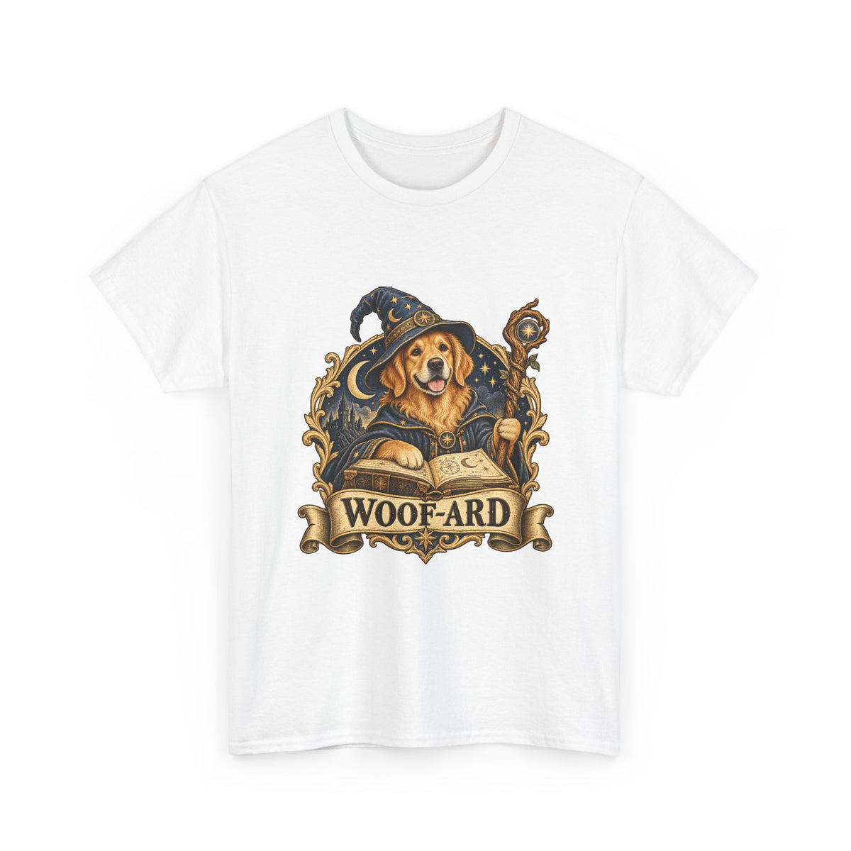 Woof-ard Dog Wizard Shirt – Funny Fantasy Tabletop RPG Tee