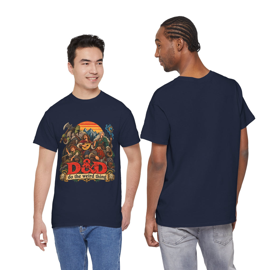 Do the Weird Thing T-Shirt – Funny Tabletop RPG Gamer Tee | Fantasy Roleplaying Shirt