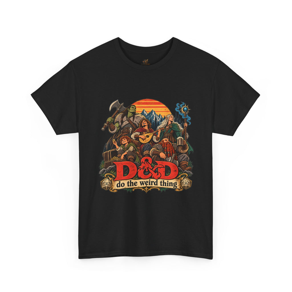 Do the Weird Thing T-Shirt – Funny Tabletop RPG Gamer Tee | Fantasy Roleplaying Shirt