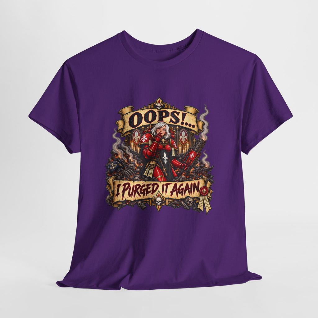 Oops… I Purged It Again Shirt – Sisters of Battle Pop Parody Tee