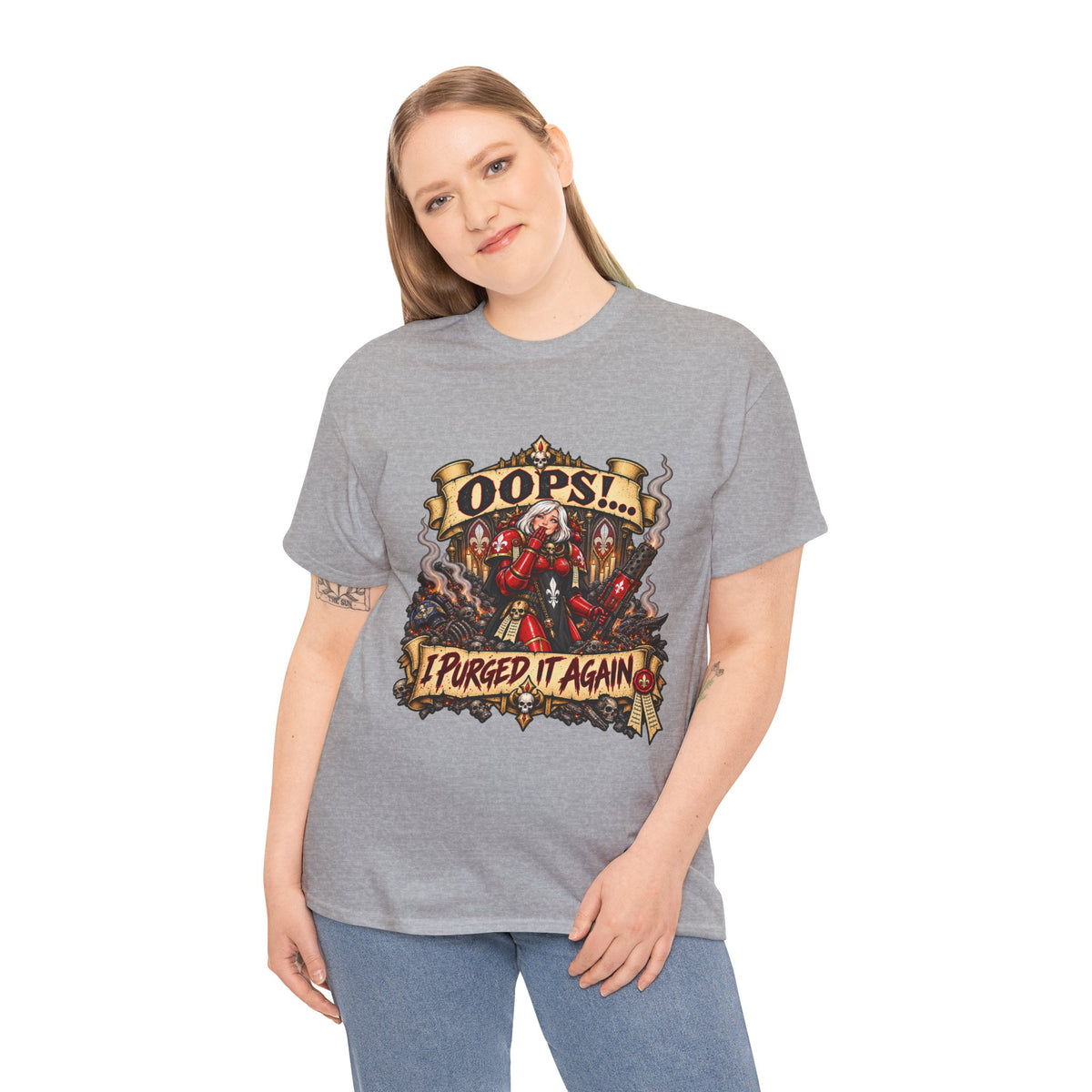 Oops… I Purged It Again Shirt – Sisters of Battle Pop Parody Tee