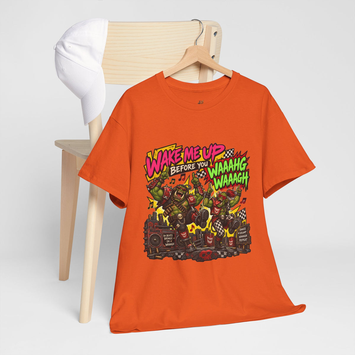 Wake Me Up Before You Waaagh! Shirt – Ork Humor & Tabletop Gaming Tee
