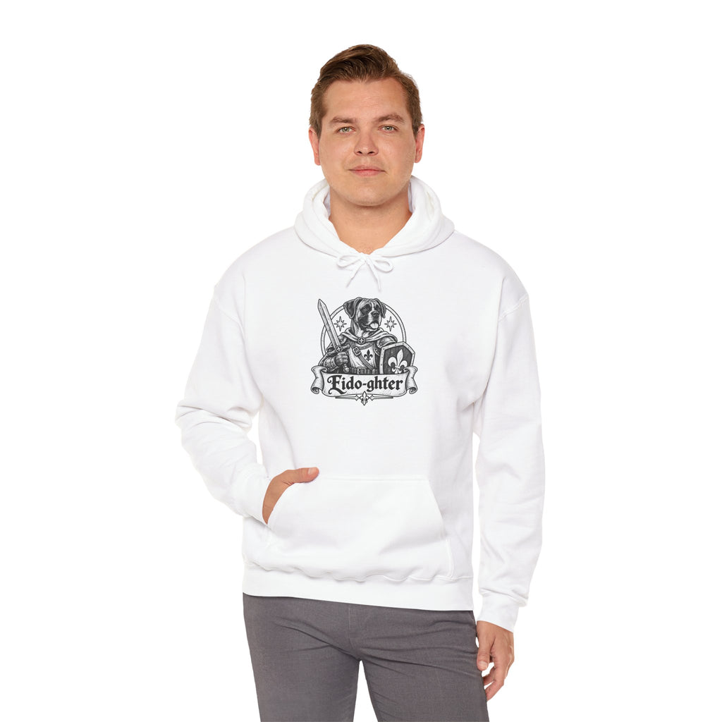 Fido-ghter Dog Hoodie – Fighter Fantasy RPG Pullover