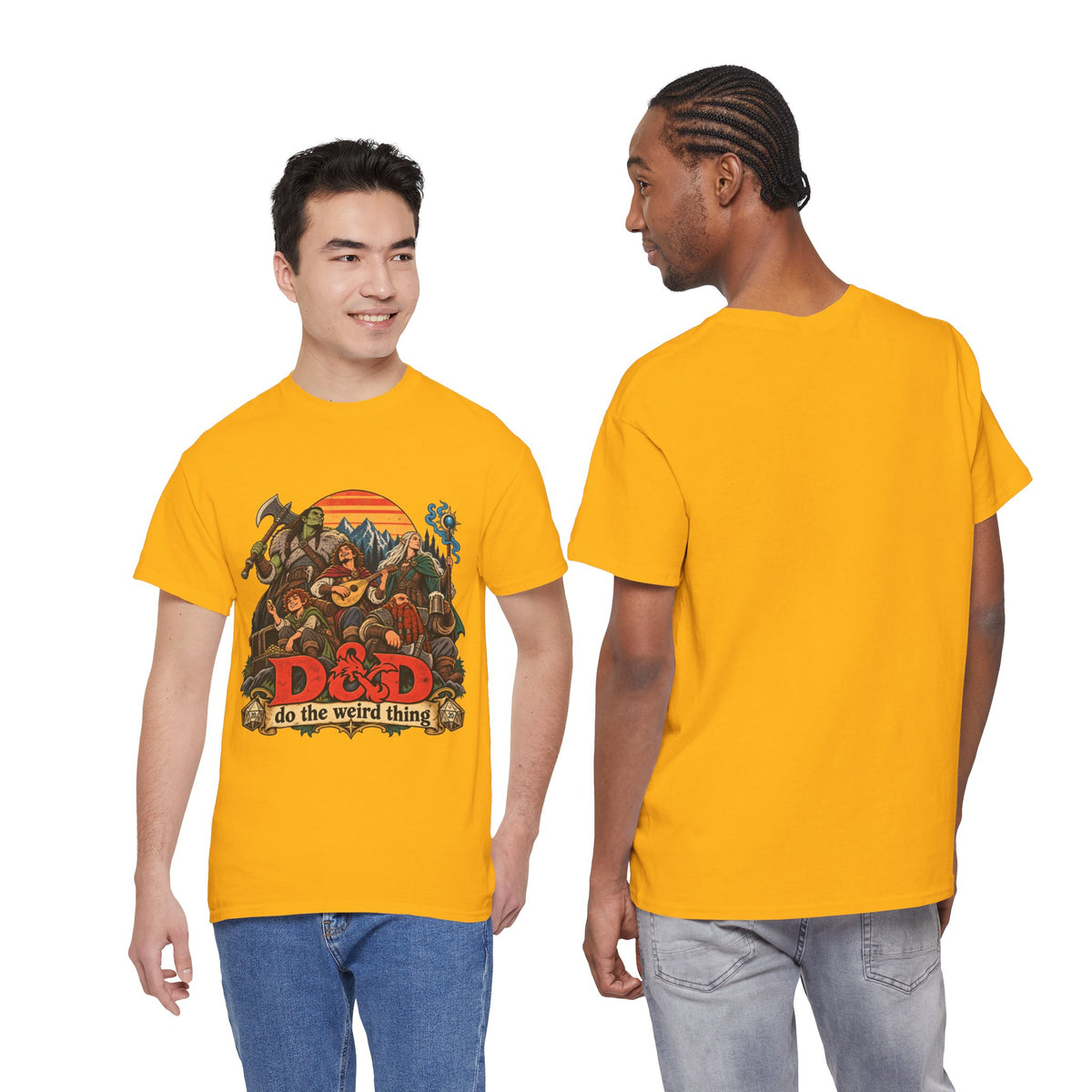 Do the Weird Thing T-Shirt – Funny Tabletop RPG Gamer Tee | Fantasy Roleplaying Shirt