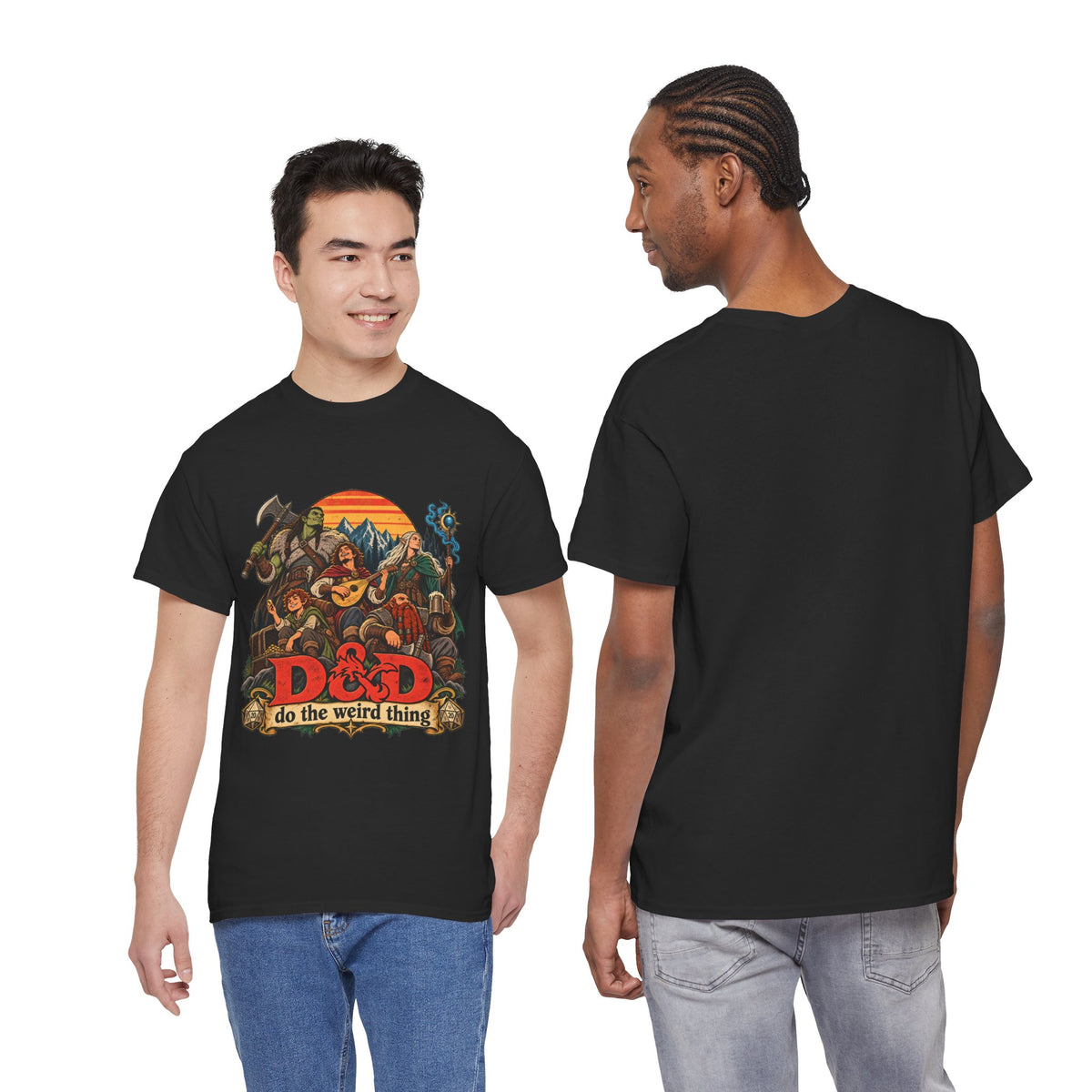 Do the Weird Thing T-Shirt – Funny Tabletop RPG Gamer Tee | Fantasy Roleplaying Shirt