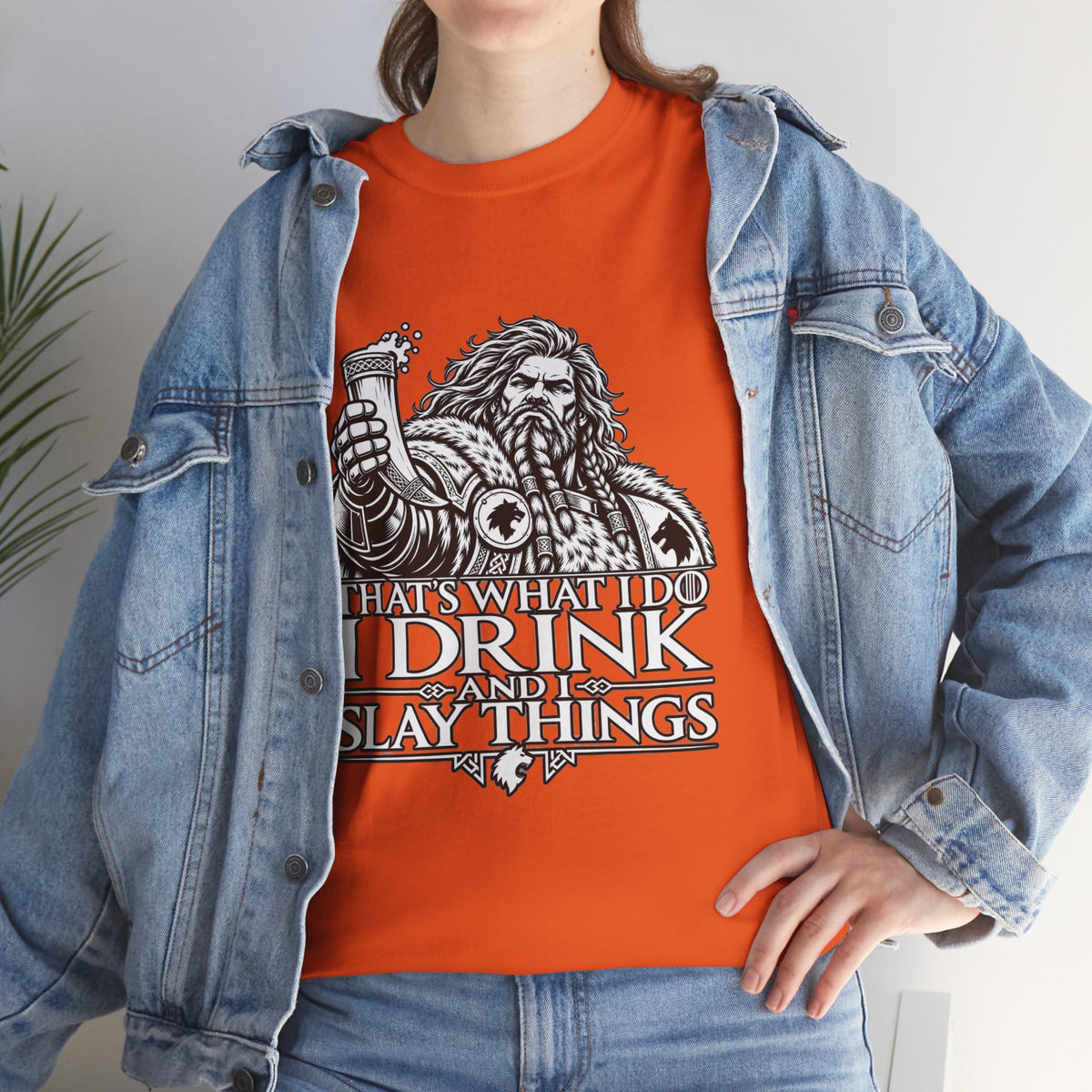 I Drink, I Slay Things Shirt – Space Wolf Humor & Tabletop Gaming Tee