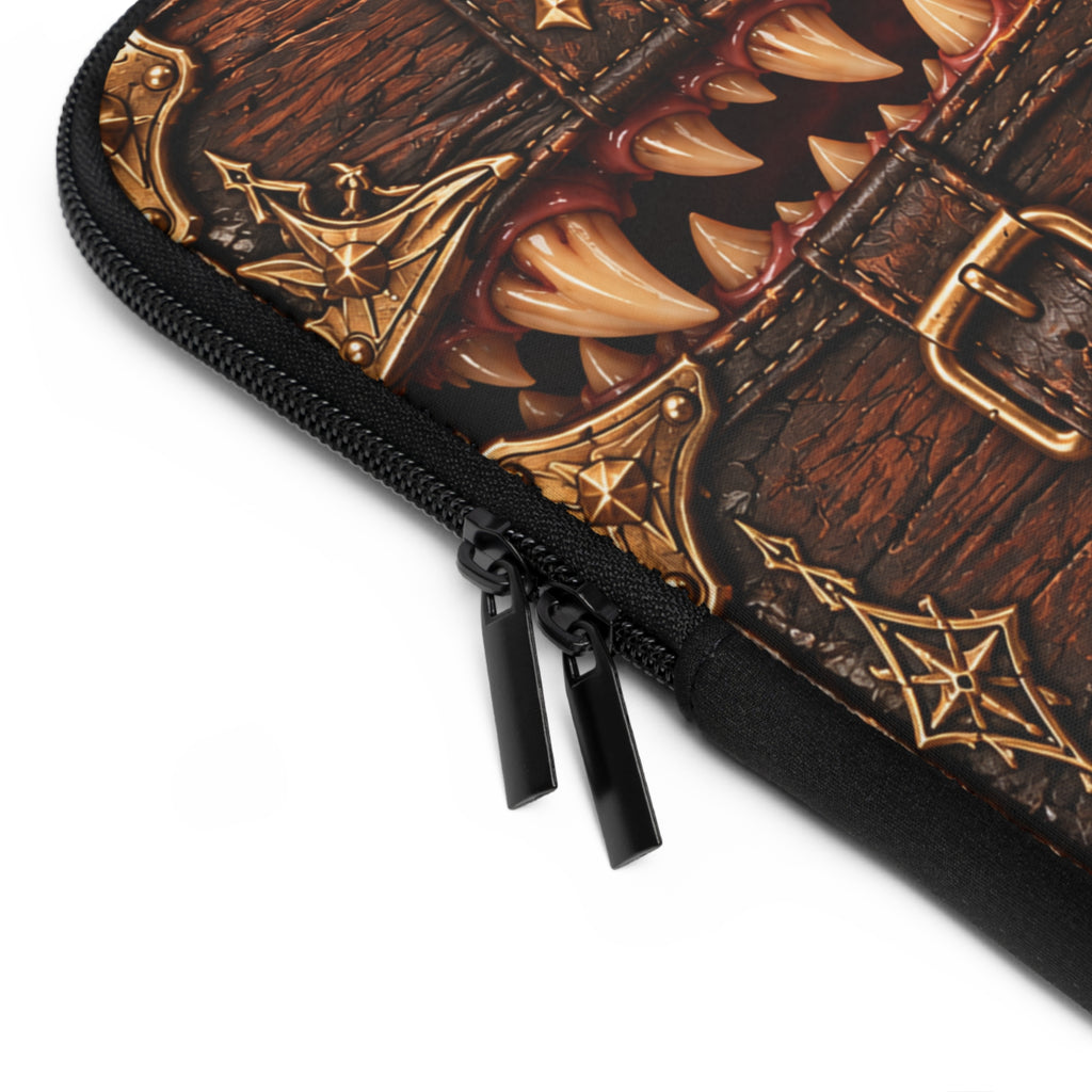 Mimic Laptop Sleeve | Dark Fantasy Treasure Chest Neoprene Cover