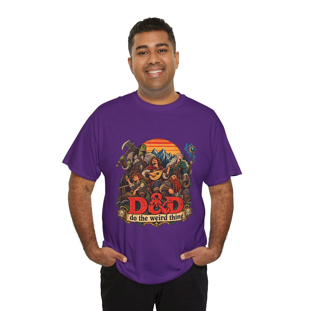 Do the Weird Thing T-Shirt – Funny Tabletop RPG Gamer Tee | Fantasy Roleplaying Shirt