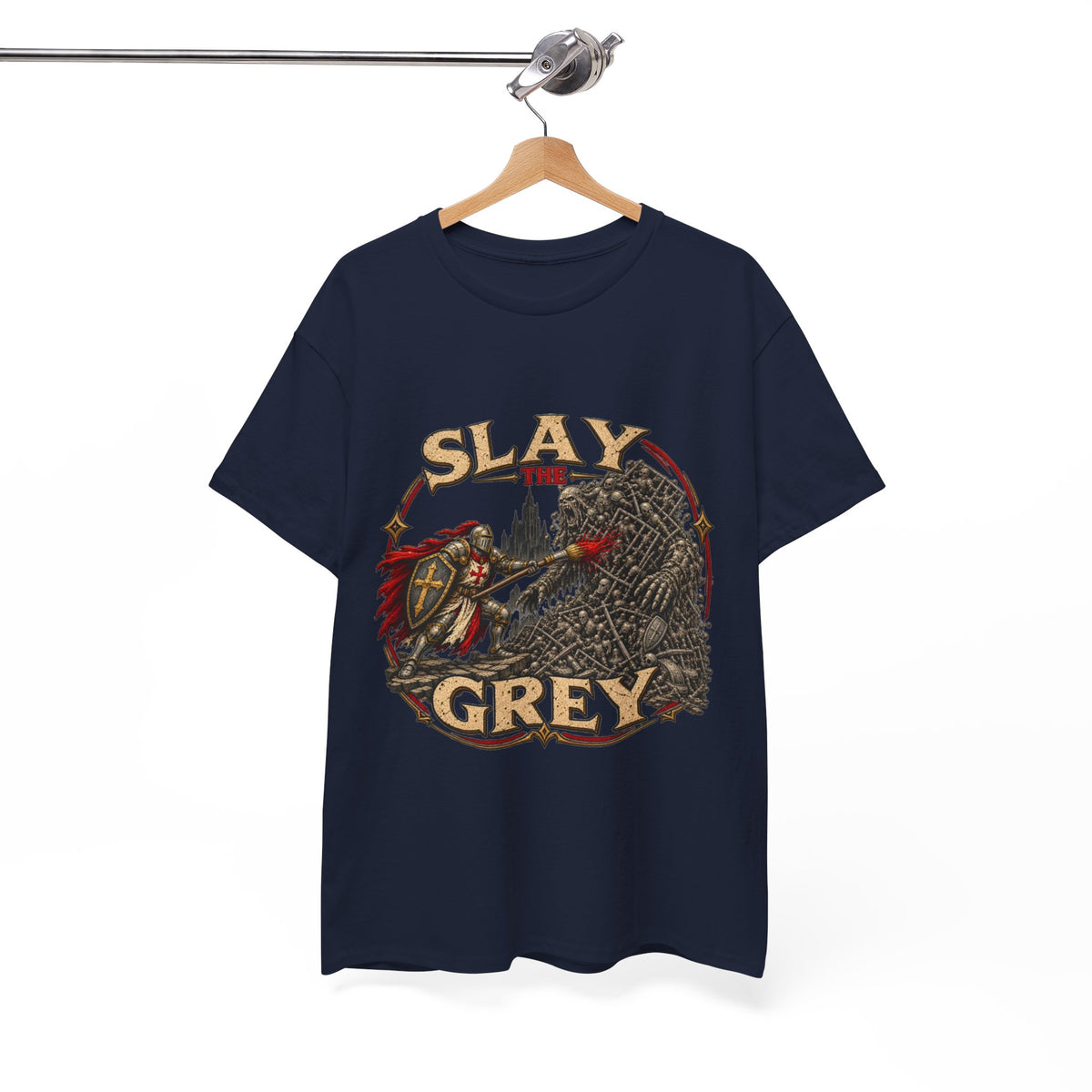 Slay the Grey Miniature Painting T-Shirt | Fantasy Hobbyist Tee