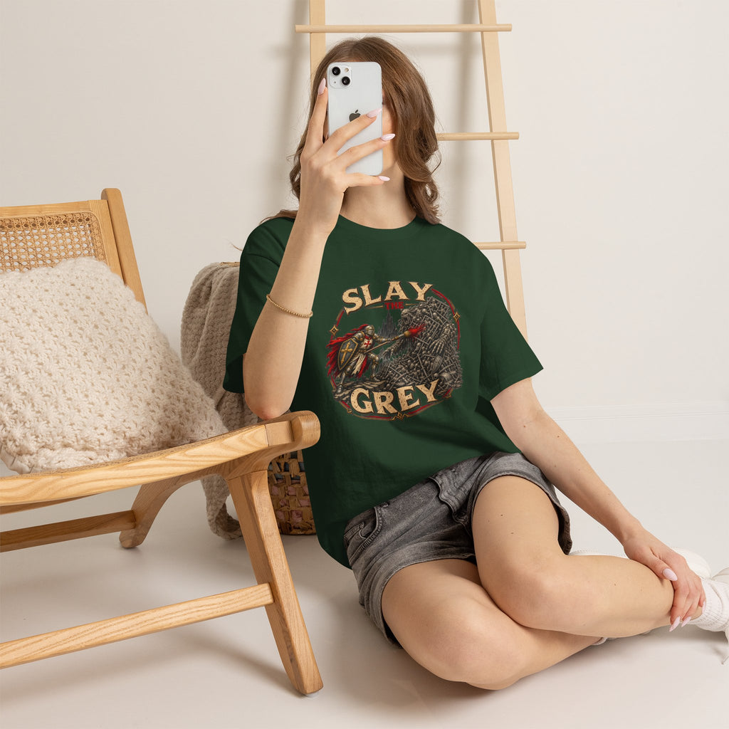 Slay the Grey Miniature Painting T-Shirt | Fantasy Hobbyist Tee