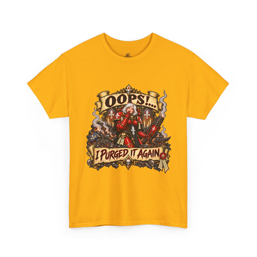 Oops… I Purged It Again Shirt – Sisters of Battle Pop Parody Tee