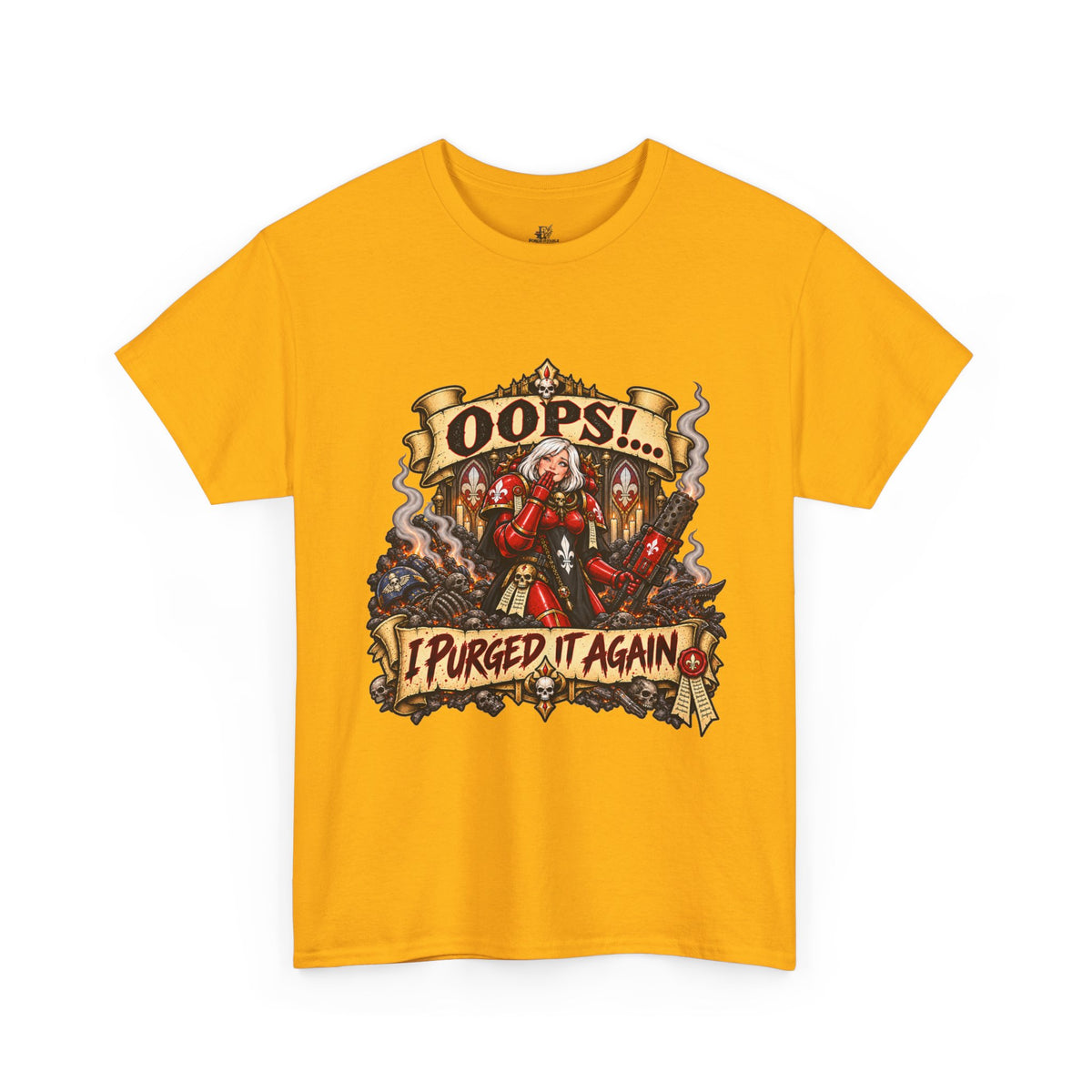 Oops… I Purged It Again Shirt – Sisters of Battle Pop Parody Tee
