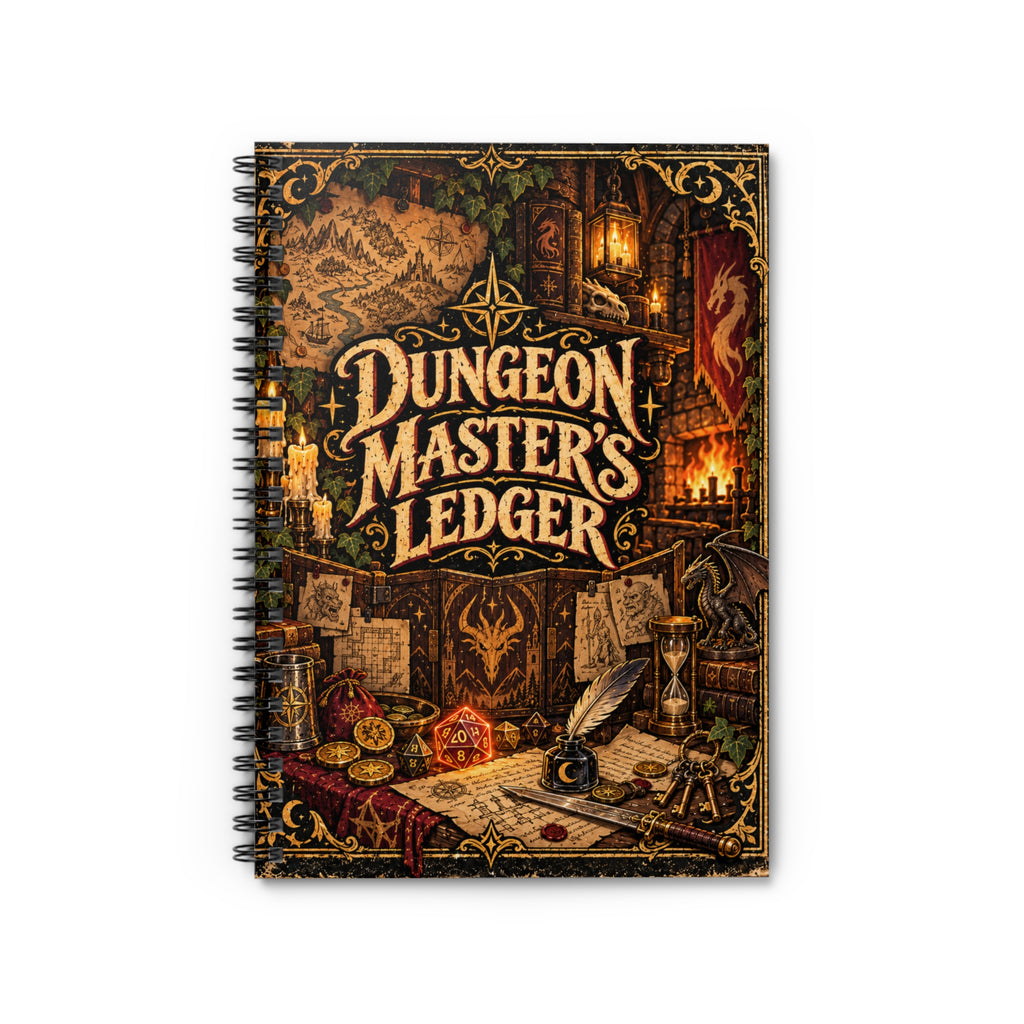 Dungeon Master’s Ledger | Fantasy RPG Campaign Spiral Notebook