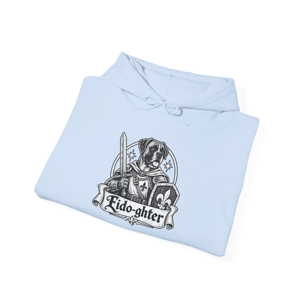 Fido-ghter Dog Hoodie – Fighter Fantasy RPG Pullover