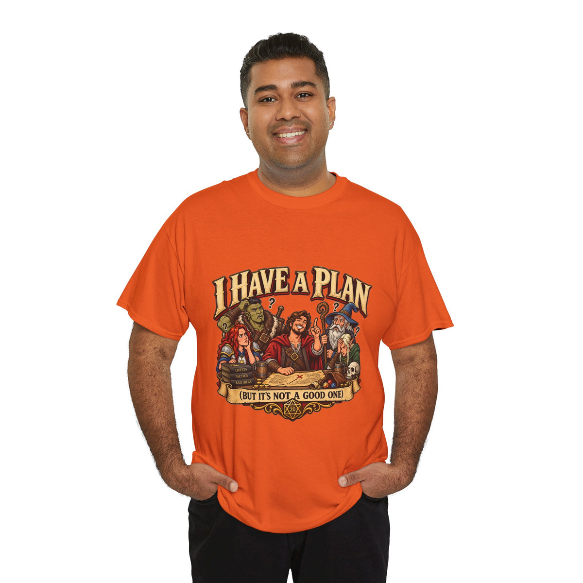 I Have a Plan (But It’s Not a Good One) | Funny RPG Party Tee