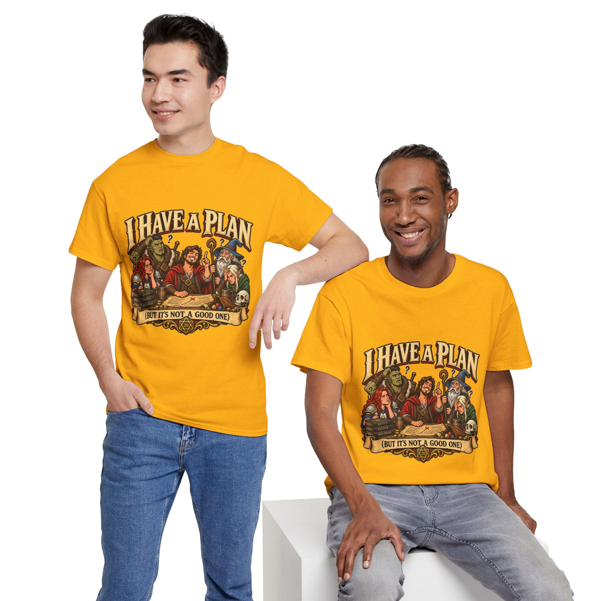 I Have a Plan (But It’s Not a Good One) | Funny RPG Party Tee