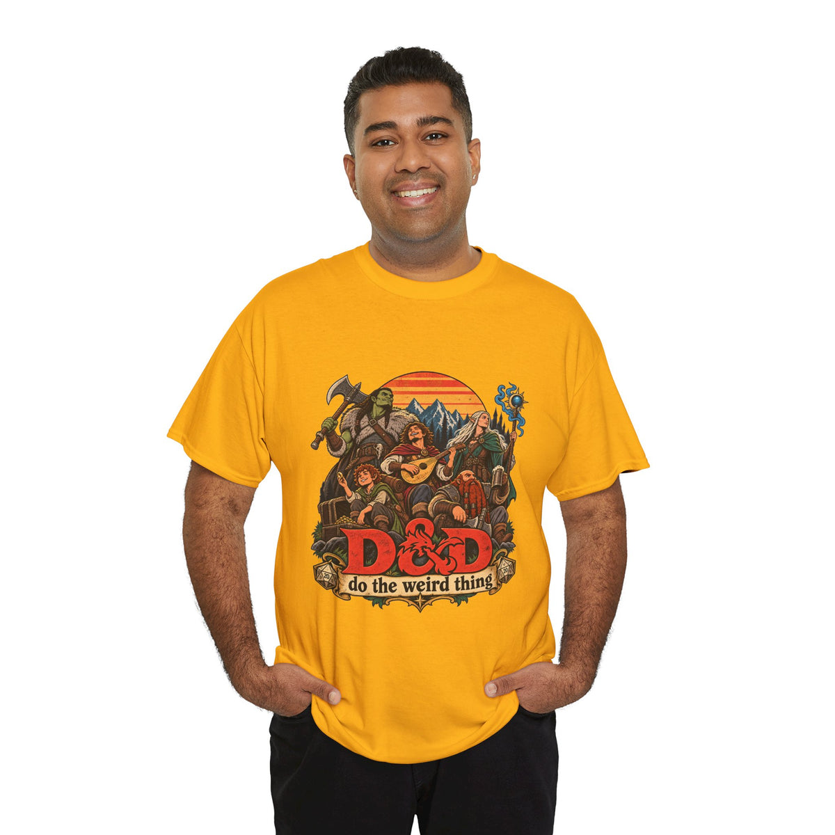 Do the Weird Thing T-Shirt – Funny Tabletop RPG Gamer Tee | Fantasy Roleplaying Shirt