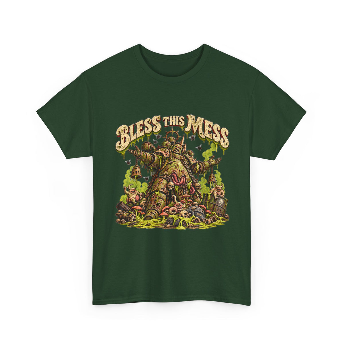 Bless This Mess Grimdark Warrior T-Shirt | Funny Fantasy Wargaming Tee