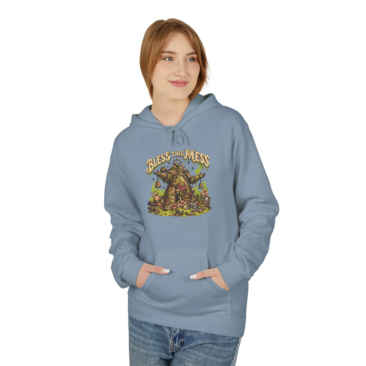 Bless This Mess Hoodie | Warhammer Chaos Plague Marine Inspired Sweatshirt