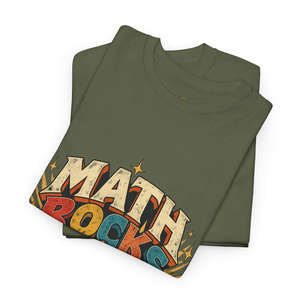 Math Rocks T-Shirt | Polyhedral Dice Gamer Tee
