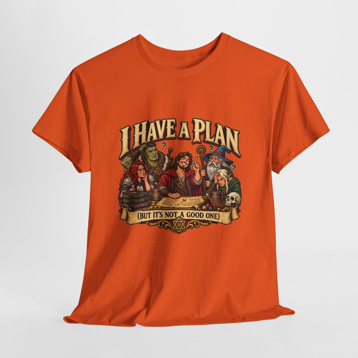I Have a Plan (But It’s Not a Good One) | Funny RPG Party Tee
