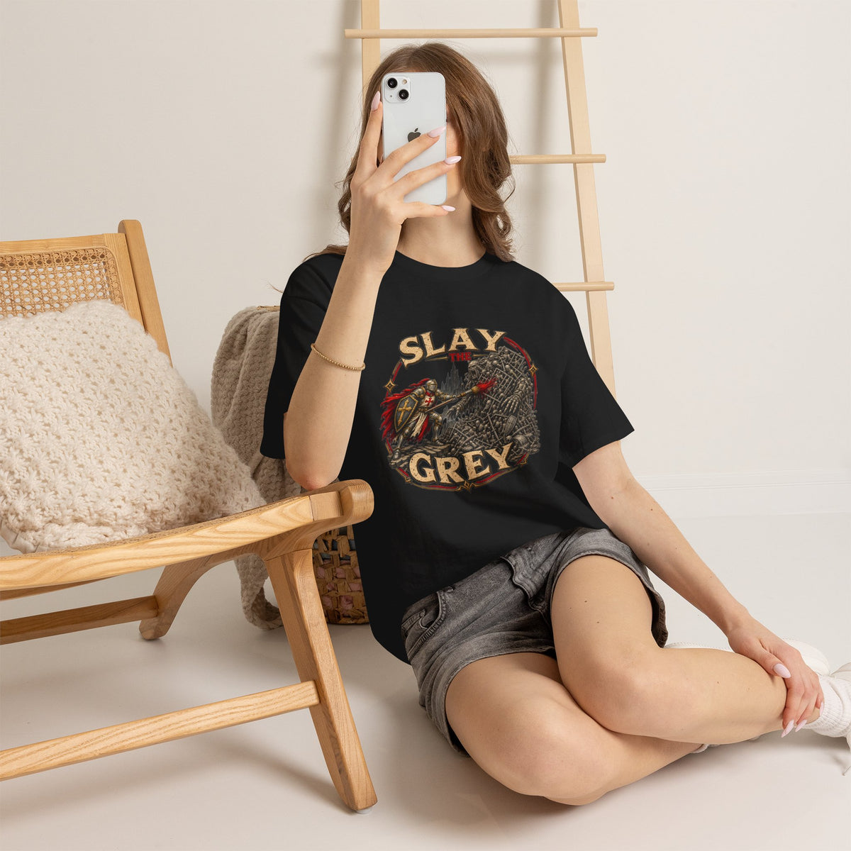 Slay the Grey Miniature Painting T-Shirt | Fantasy Hobbyist Tee