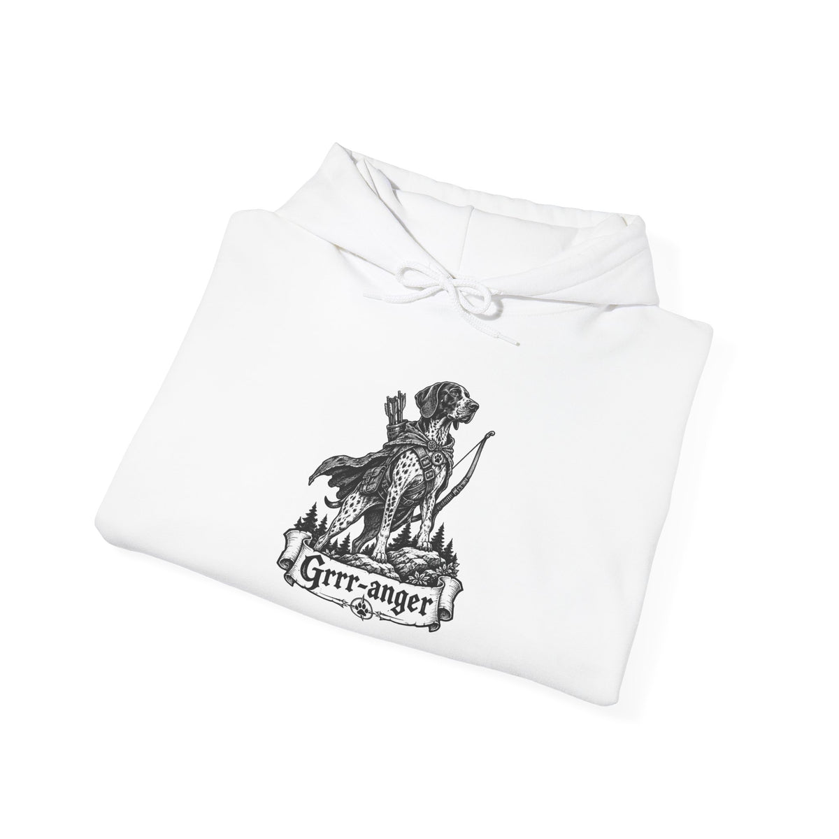 Grrr-anger Dog Hoodie – Ranger Fantasy RPG Pullover
