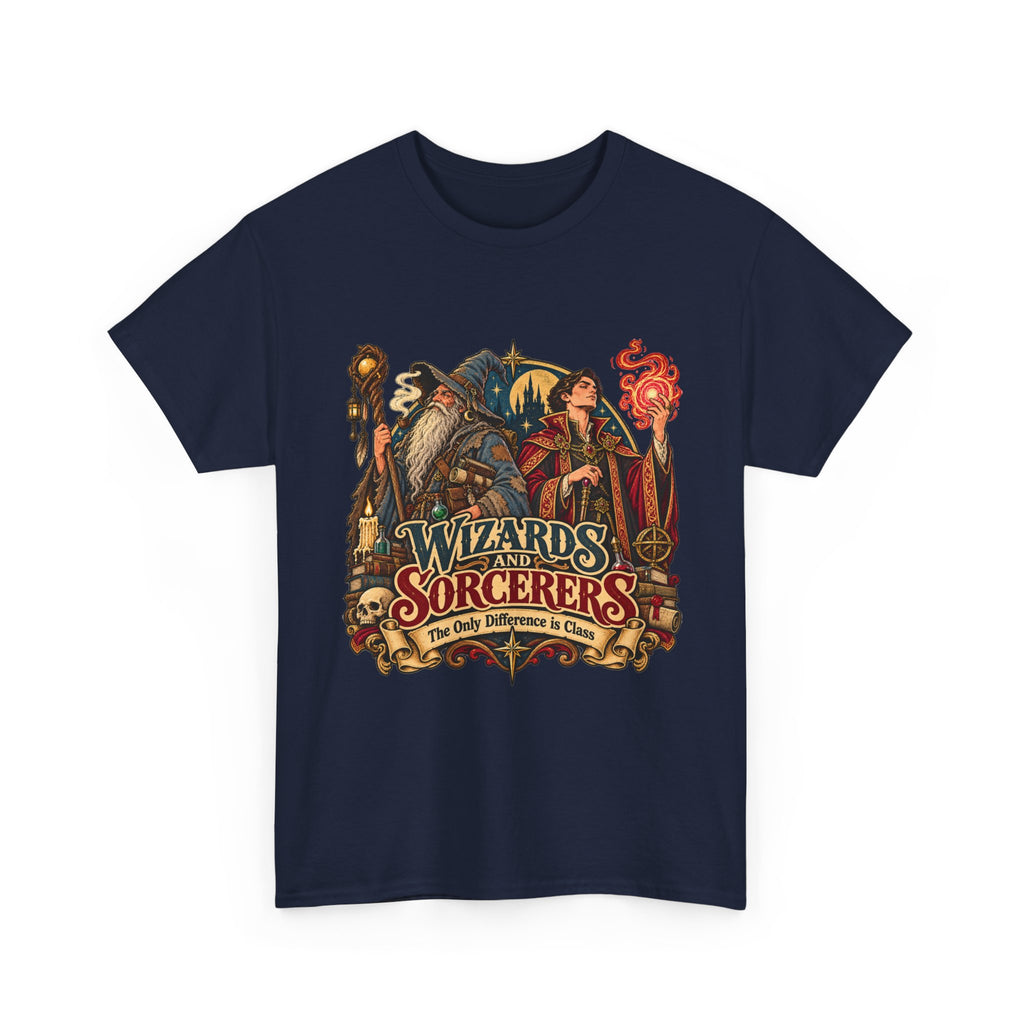 Wizards & Sorcerers RPG T-Shirt | The Only Difference Is Class
