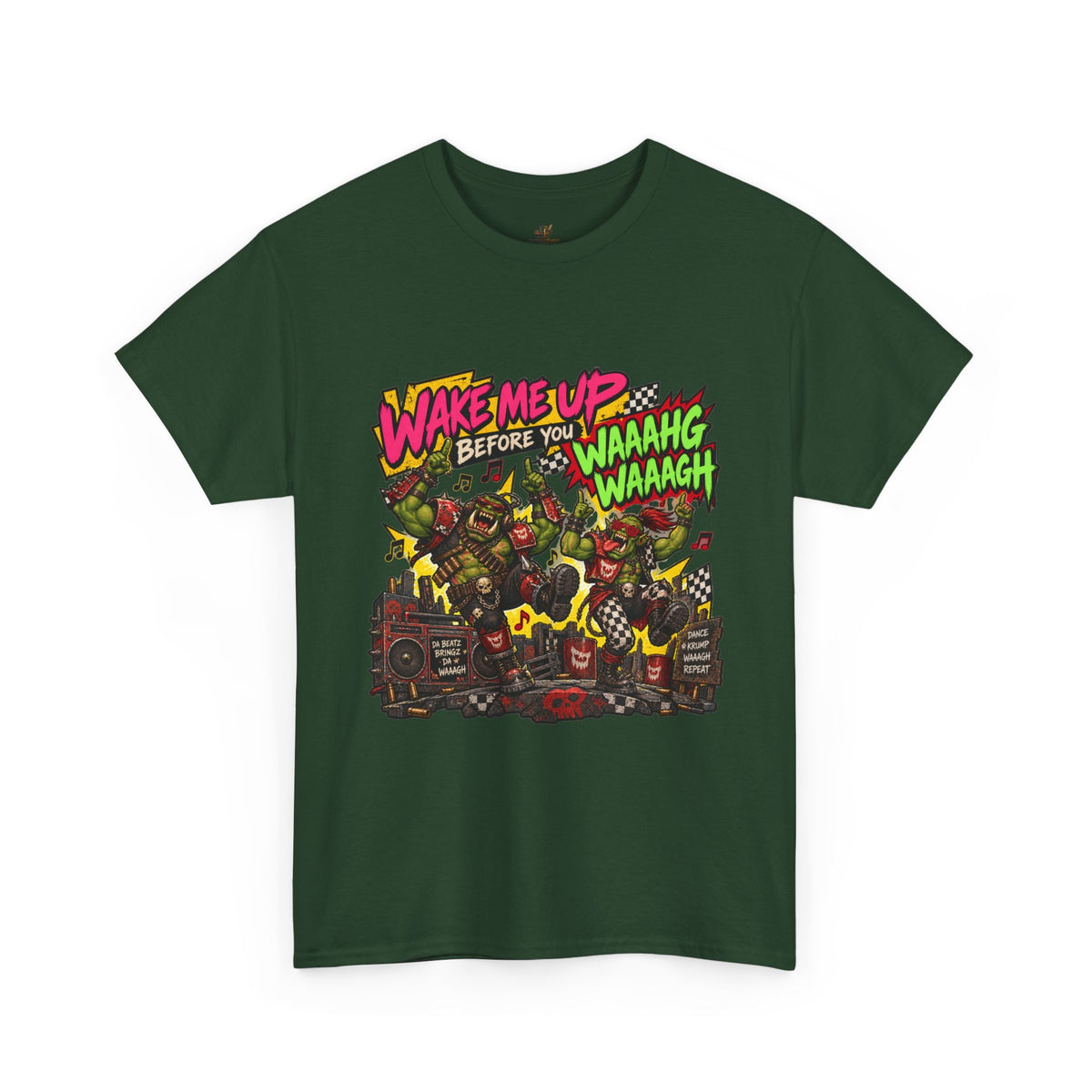 Wake Me Up Before You Waaagh! Shirt – Ork Humor & Tabletop Gaming Tee