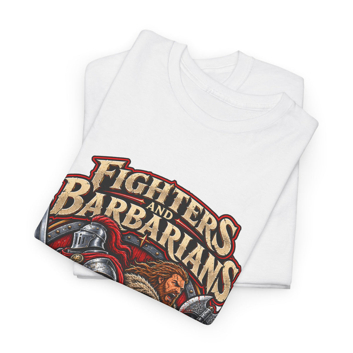 Fighters & Barbarians RPG Tee | The Difference Is Anger Management