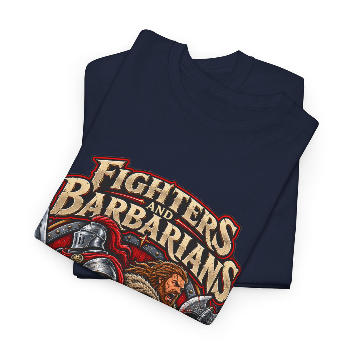 Fighters & Barbarians RPG Tee | The Difference Is Anger Management