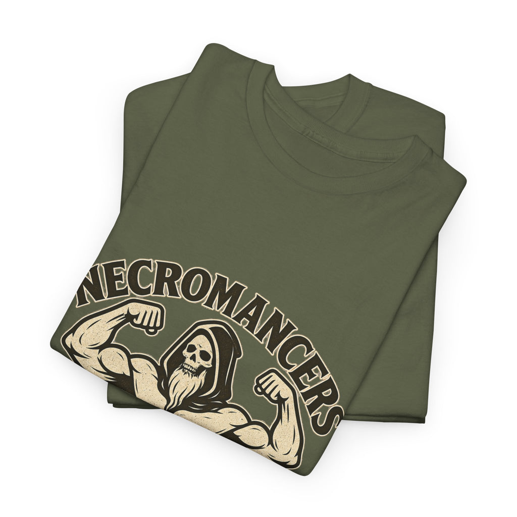Necromancers: The Real Bodybuilding Champions T-Shirt | Funny RPG Tee