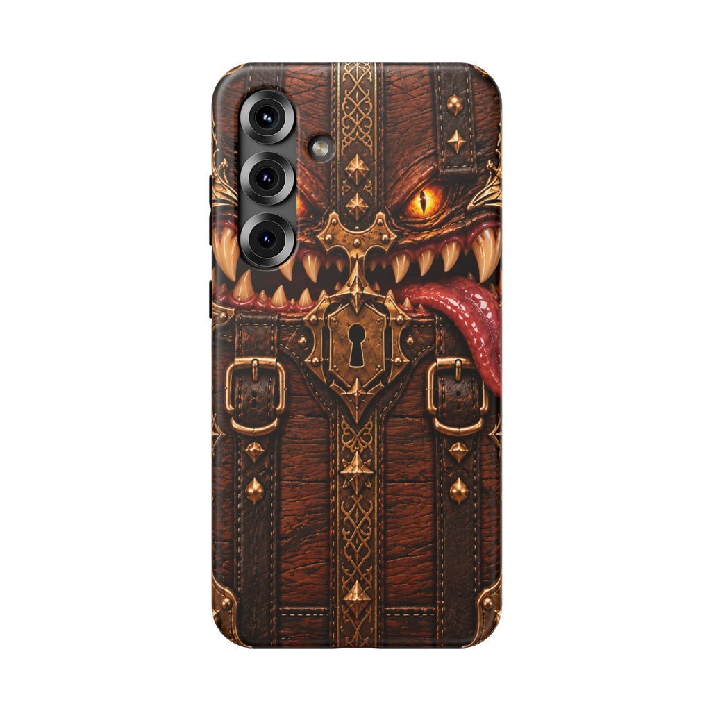 Mimic Samsung Galaxy Case | Dark Fantasy Monster, Impact-Resistant Cover