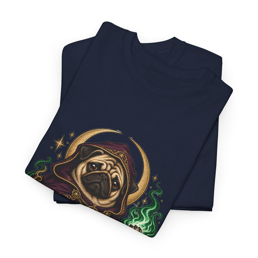 Pug-lock Dog Shirt – Warlock Fantasy RPG Tee