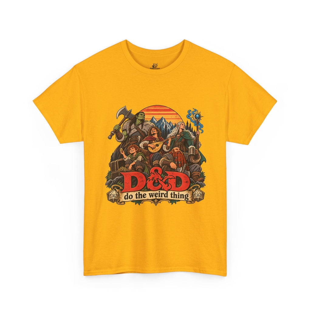 Do the Weird Thing T-Shirt – Funny Tabletop RPG Gamer Tee | Fantasy Roleplaying Shirt