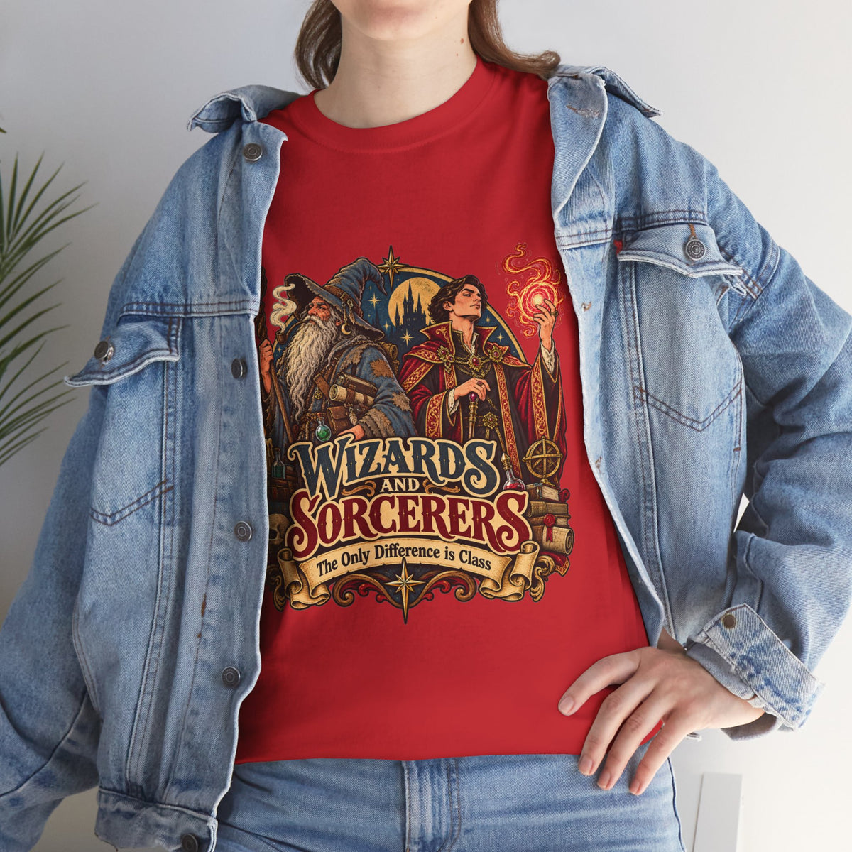 Wizards & Sorcerers RPG T-Shirt | The Only Difference Is Class