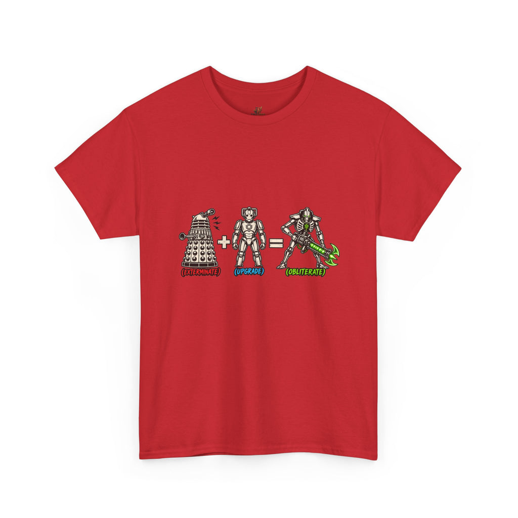 Dalek + Cyberman = Necron Shirt – Sci-Fi Crossover Humor Tee